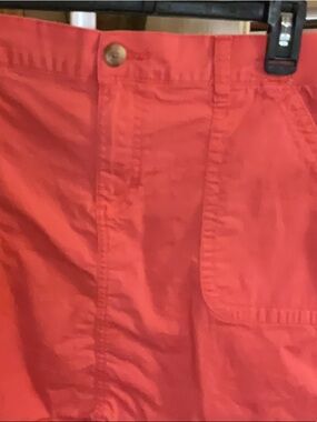 Lee Coral Skort Sz 10 Waist 16-18 Length 16 98 Cotton 2 Spandex
